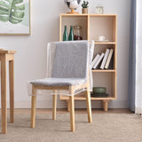 2 Pcs Plastic Chair Covers Waterproof Dining Chair Cover with  Protective Cover Heavy Duty Slipcover Plastic Dining Dust Cover
