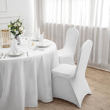 Chair Cover,2 PCS,Chair Covers,Removable Chair Cover Washable Protector Stretch Chair Cover for Party, Banquet,Hotel(White)