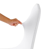 Chair Cover,2 PCS,Chair Covers,Removable Chair Cover Washable Protector Stretch Chair Cover for Party, Banquet,Hotel(White)