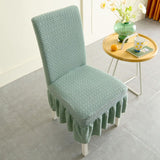 Universal Elastic Chair Cover,Elastic Skirt Chair Cover,Removable Washable Universal Anti-Dirty Slipcovers (2pcs)