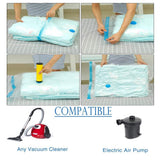 Vacuum Storage Bags, Works with Any Vacuum Cleaner,to Store Clothes and beddings,Keep Away from Moisture (6 pcs(60X40) CM)