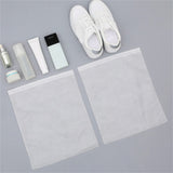 Shoes Laundry Bag 10Pcs Shoe Dust Covers Non-Woven Dustproof Drawstring Clear Storage Bag Travel Pouch Shoe Drying Bags