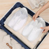 Shoes Laundry Bag 10Pcs Shoe Dust Covers Non-Woven Dustproof Drawstring Clear Storage Bag Travel Pouch Shoe Drying Bags