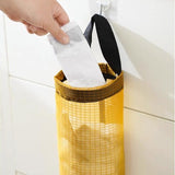 3Pack Plastic Bag Holder, Grocery Bag Holder for Plastic Bags Mesh Hanging Storage Dispenser Trash Bag Organizer Shopping