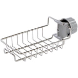 Stainless Steel Hanging Sponge Holder, Over Faucet Sponge Holder, Metal Hanging Faucet Drain Rack for Kitchen, Bathroom(silver) In Australia - Darrahopens