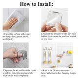Adhesive Sponge Holder for Kitchen Sink,Stainless Steel Scrubber Hanger Caddy Accessories Storage Rack Stand