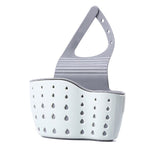 Kitchen Sink Shelf Soap Sponge Drain Rack Holder Double Decker Hanging Basket Storage Suction Cup Kitchen Organizer Sink