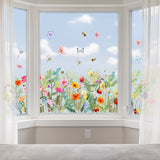 2 Pack Lamp Shades Various Flower Easter for Table Lamp Rabbit Butterfly Bees Drum Lampshade Home Decor Accessories