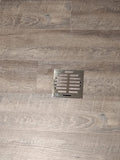 Stainless Steel Square Floor Drain Cover 6 Inch 14 Holes Silver Tone Square Shower Drain, Stainless Steel High Flow Shower Drain