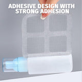 30 Pack, Shower Drain Hair Catcher,Iron with Ceramic Upgraded Disposable Floor Drain Sticker, 4" X 4" (30 Pack)