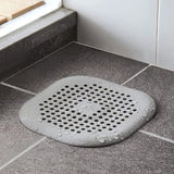2 Pieces Shower Drain Hair Catcher Bathtub, Home Protectors with Sucker Water Trap Sink Cover for Bathroom Bathtub (Grey,White)