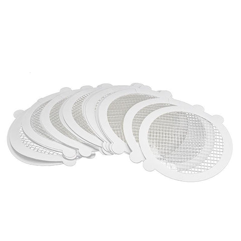 Disposable Shower Drain Cover Hair Catcher Sink Drain Strainer Mesh for Bathroom Bathtub and Kitchen 20 Pack