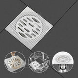 Disposable Shower Drain Cover Hair Catcher Sink Drain Strainer Mesh for Bathroom Bathtub and Kitchen 20 Pack