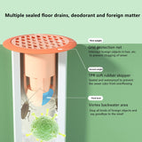 2pcs Shower Floor Drain Preventer Tub Stopper Kitchen Trash Bath Tub Drain Odor- Preventer Bathroom Filter Preventer Plugs Sink