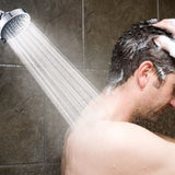 Shower Head, High Pressure Shower Heads 4.1 Inch 5 Settings Rain High Flow Fixed Showerhead for Luxury Shower Experience