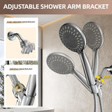 High Pressure Handheld Shower Head, 5 Functions High Flow Shower Head with Handheld Powerful Spray Shower Head for Improving Water In Australia - Darrahopens