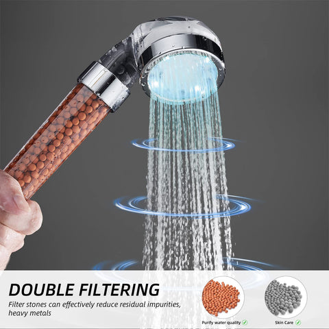 Filtered Shower Head with Handheld, High Pressure Shower Head with Filter, Water Saving Spray Handheld Showerheads In Australia - Darrahopens