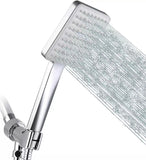 High Pressure Shower Head with Handheld, 6 Spray Modes/Settings Detachable Shower Head with Stretchable Stainless Steel Hose