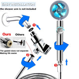 High Pressure Shower Heads, Handheld Turbo Fan Shower, Hydro Jet Shower Head Kit with Replacement Hose Filters