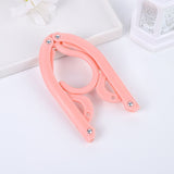 4 Pcs Travel Hangers -Portable Folding Clothes Hangers Travel Accessories Foldable Clothes Drying Rack for Travel (Colorful 4pcs)
