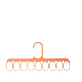 Wardrobe Organizer Rack, Multifunctional Space Saving 9 Hole Clothes Hanger for Underwear Sock Scarf (A set of 4)
