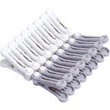 16 Pcs Windproof Seamless Clothes Clips Plastic Laundry Drying Clips Household Clothespins Practical Photo Hangers
