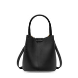 top layer cowhide bag, women's bag, crossbody bag, high-end leather handbag, water bucket