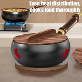 Cast Iron Skillet, Japanese Iron Pan, Cast Iron Braiser, Hand-Forged Non-Coated Frying Pan for Gas, Induction, Durable and Versatile Cookware