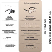 Darrahopens Gift & Novelty > Books > Activity Books Ai Interpretation Smart Glasses, 164-Language Translation, Photochromic Lenses, Ai Chat & Hands-Free Audio, Wireless Bluetooth Real-Time Simultaneous Interpretation Glasses Unisex In Australia - Darrahopens