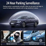 New Four-Record Monitoring Driving Recorder, 360° Full View Car 4 Channel Dashcam System, 1080P HD with Infrared Lamps Night Vision, Parking Mode, Loop Recording, 64 128GB Card In Australia - Darrahopens