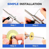 Inside Pipe Cutter for PVC Pipe Cutter, Adjustable Depth Cutter for Plumbing Projects,Pvc Inside Pipe Cutter Tool, 7" Adjustable Cutting Depth for 1-1/2"- 8" PVC Pipe