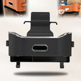 Car Seat Back Storage Box -Multifunctional Storage Box with Cup Holders, Tissue Box & Hooks, Headrest Mounted Travel Essential for Kids and Family Road Trips