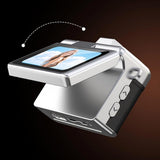 Mini Digital Camera with 1.47 in LCD Screen, 1080P Flip Screen Retro Digital Keychain Camera with Built-in Flash, Strap and Keychain, Portable Mini Cameras