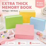 Thickened Color Brick Notebook - A5 720 Hardcover Journal, PU Leather Thick Paper Design for School, Office, Study And Travel In Australia - Darrahopens