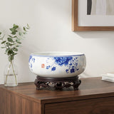 Ceramic Flowerpot Multi-Color Non-Hole Hydroponic Container for Home 1Set In Australia - Darrahopens