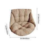 Swing Egg Chair Cushion, Outdoor Indoor Hanging Chair Cushion, Thickened Hanging Basket Seat Cushion, for Balcony Porch Garden