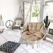 Swing Egg Chair Cushion, Outdoor Indoor Hanging Chair Cushion, Thickened Hanging Basket Seat Cushion, for Balcony Porch Garden