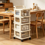 Rolling Storage Cart with Drawers Plastic Storage Drawer Unit on Wheels Mobile Organizer Cart for Snacks Toys Office Supplies - 2 3 4 5 Tier Narrow Trolley for Bedroom Kitchen Living Room