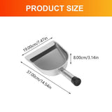 Stainless Steel Shovel, Comfortable Grip, Practical for Home Cleaning