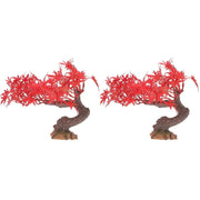 Red Faux Tree for Table - Wide Application, Easy to Use, 2Pcs In Australia - Darrahopens