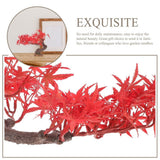 Red Faux Tree for Table - Wide Application, Easy to Use, 2Pcs In Australia - Darrahopens