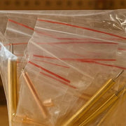 20 Pack Slimline Pen Kit-7mm Wood Turning Twist Pen Kits with Refills, Brass Hardware & 5 Finishes for DIY Lathe Turning