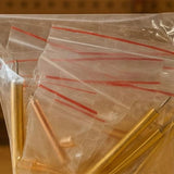 20 Pack Slimline Pen Kit-7mm Wood Turning Twist Pen Kits with Refills, Brass Hardware & 5 Finishes for DIY Lathe Turning