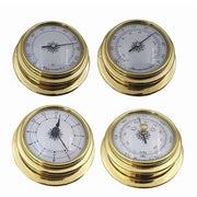 4 Pcs Boat Barometer Clock Thermometer Hygrometer Weather Station Set Wall Mounting Type Brass for Case for Shell Light In Australia - Darrahopens