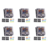 6X 6-Way Waterproof Fuse Block,with LED Indicator 12 Circuits with Negative Marine Fuse Box for DC 12/24V Car RV Truck In Australia - Darrahopens