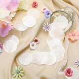 300 Pcs 2 Inch Round Capiz Shells with 2 Holes Round Natural Shell White Shells for Wind Chimes Jewelry Making