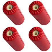 4X PU Leather Foam Foot Pad Sponge Roller Support Workout Exercise Equipment for Home Gym Weight Bench Workout Machine In Australia - Darrahopens