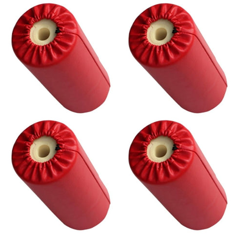 4X PU Leather Foam Foot Pad Sponge Roller Support Workout Exercise Equipment for Home Gym Weight Bench Workout Machine In Australia - Darrahopens