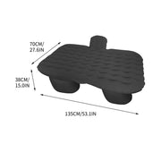 Car Rear Seat Inflatable Mattress Travel Bed with Air Pump Pillow Storage Bag Portable Camping Cushion for SUV Van Road Trip Comfortable Sleep In Australia - Darrahopens