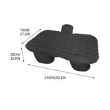 Car Rear Seat Inflatable Mattress Travel Bed with Air Pump Pillow Storage Bag Portable Camping Cushion for SUV Van Road Trip Comfortable Sleep In Australia - Darrahopens